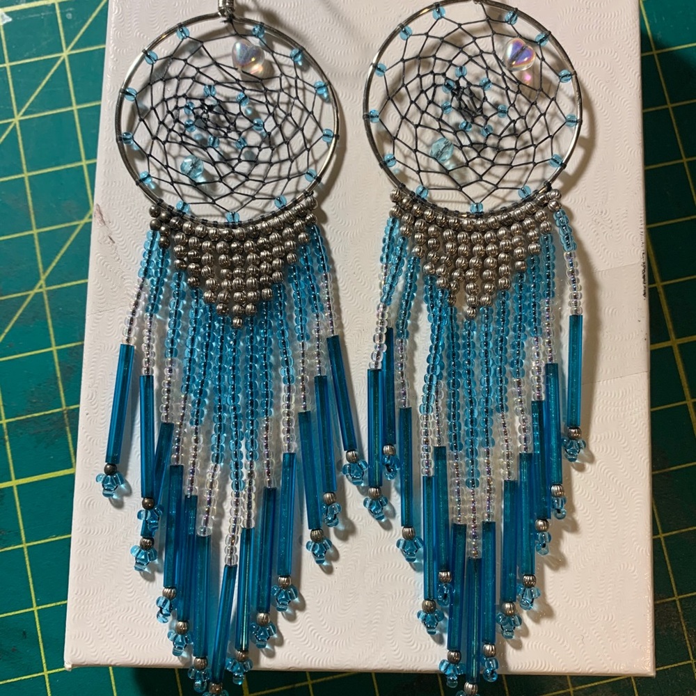 Dream catcher earrings - Picture 1 of 3